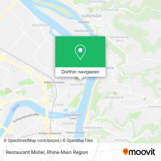 Restaurant Müller Karte