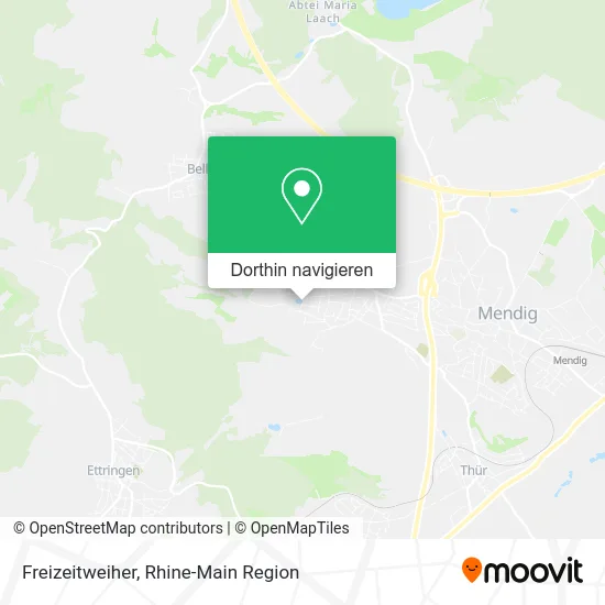 Freizeitweiher Karte