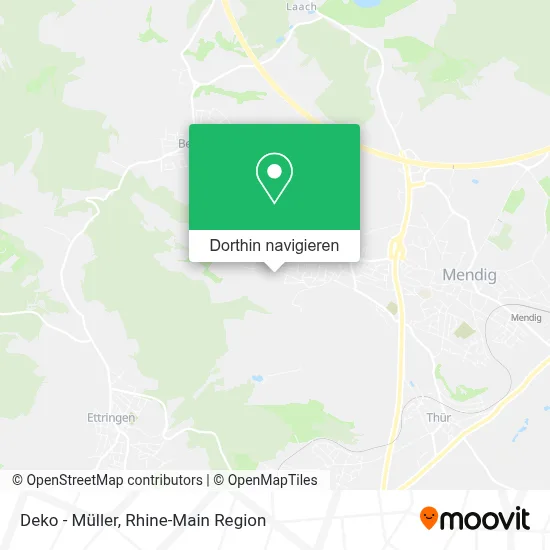 Deko - Müller Karte