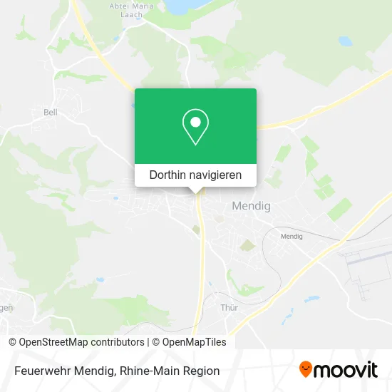 Feuerwehr Mendig Karte