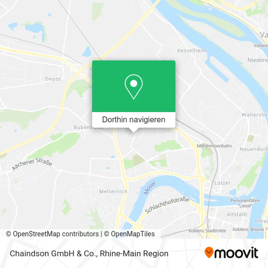 Chaindson GmbH & Co. Karte