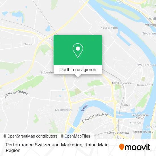 Performance Switzerland Marketing Karte