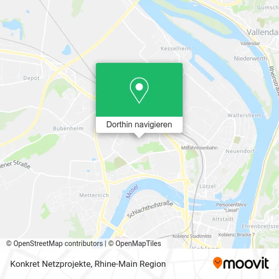 Konkret Netzprojekte Karte