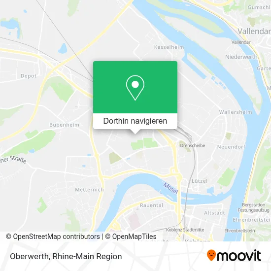Oberwerth Karte