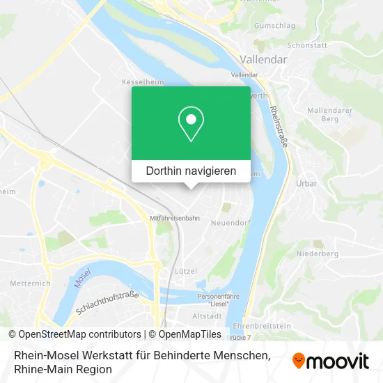 Rhein-Mosel Werkstatt für Behinderte Menschen Karte