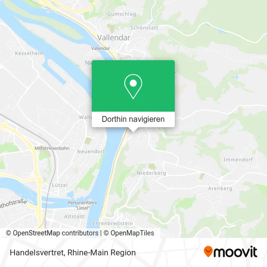 Handelsvertret Karte