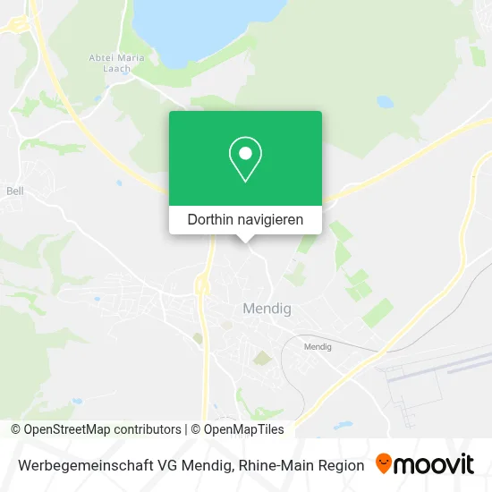Werbegemeinschaft VG Mendig Karte