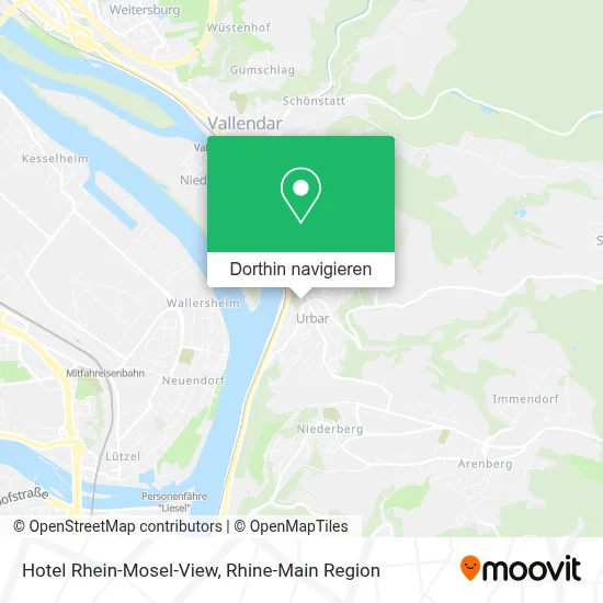 Hotel Rhein-Mosel-View Karte