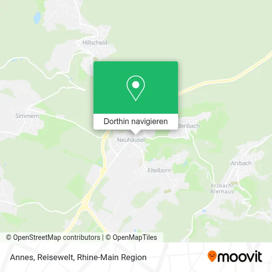 Annes, Reisewelt Karte