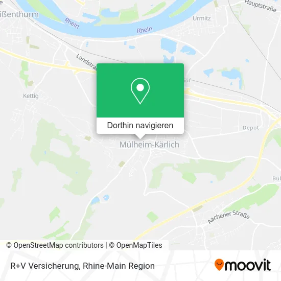 R+V Versicherung Karte