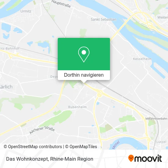 Das Wohnkonzept Karte