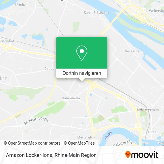 Amazon Locker-Iona Karte