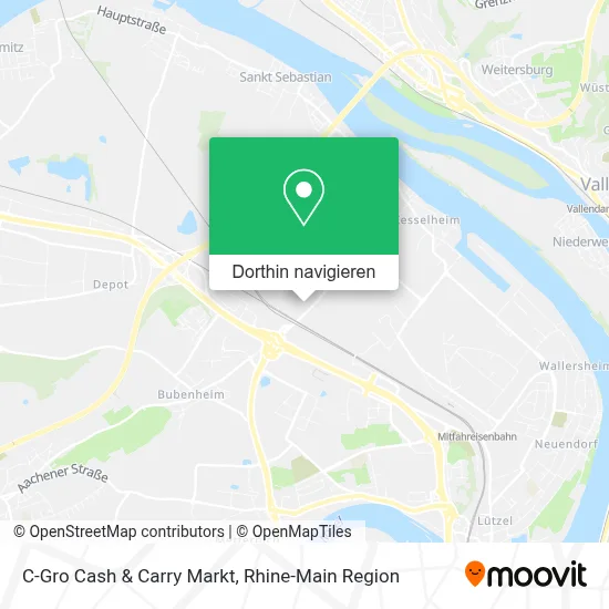 C-Gro Cash & Carry Markt Karte