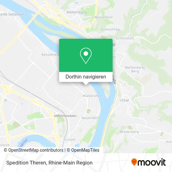 Spedition Theren Karte