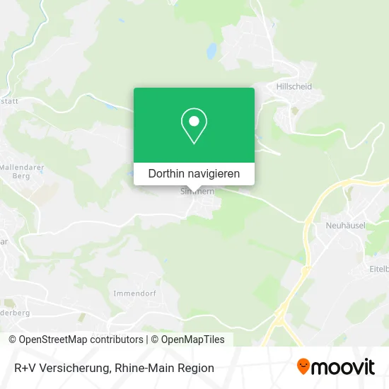 R+V Versicherung Karte