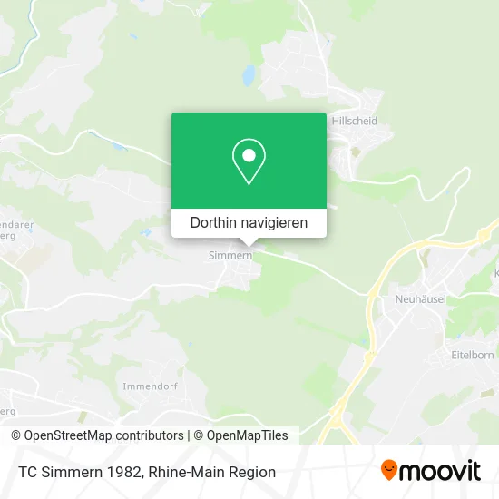 TC Simmern 1982 Karte