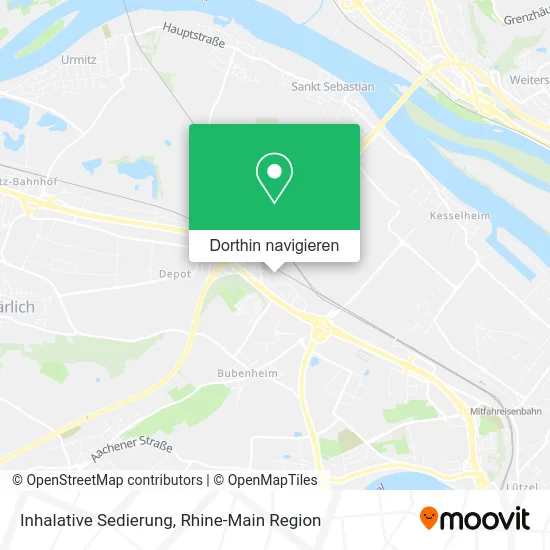 Inhalative Sedierung Karte