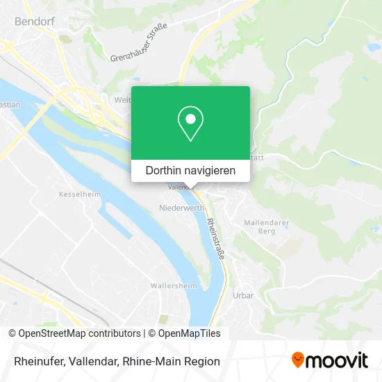 Rheinufer, Vallendar Karte