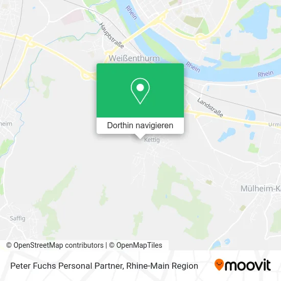 Peter Fuchs Personal Partner Karte