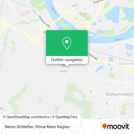 Beton Schleifen Karte