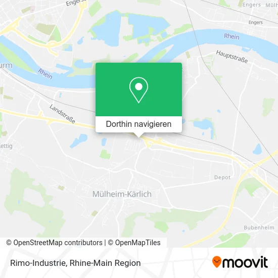 Rimo-Industrie Karte