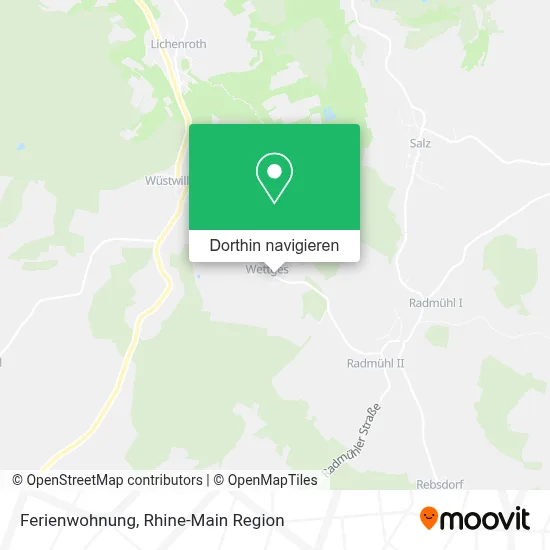 Ferienwohnung Karte