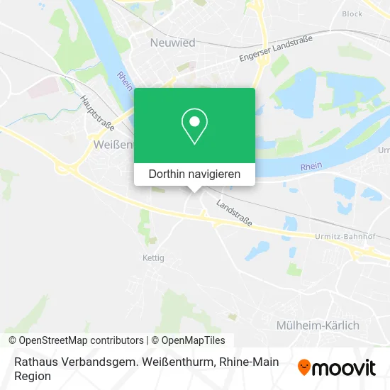 Rathaus Verbandsgem. Weißenthurm Karte