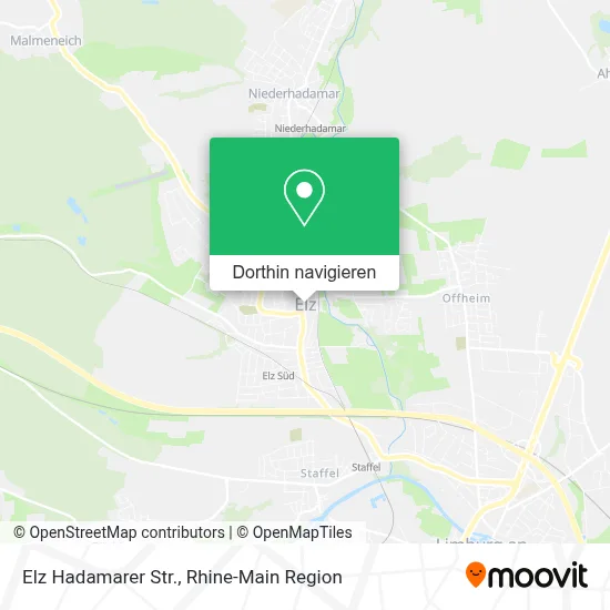 Elz Hadamarer Str. Karte