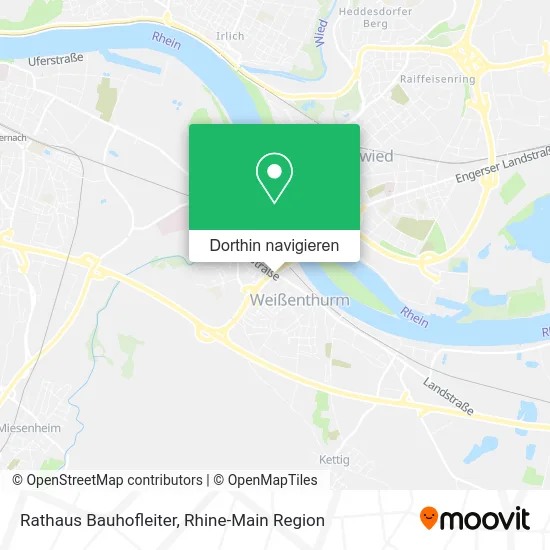 Rathaus Bauhofleiter Karte
