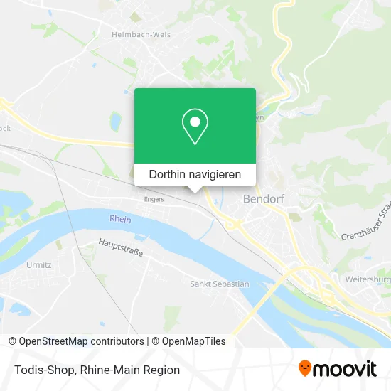 Todis-Shop Karte