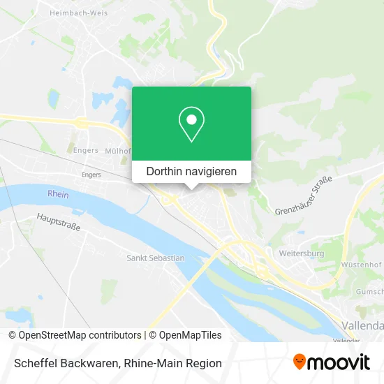 Scheffel Backwaren Karte