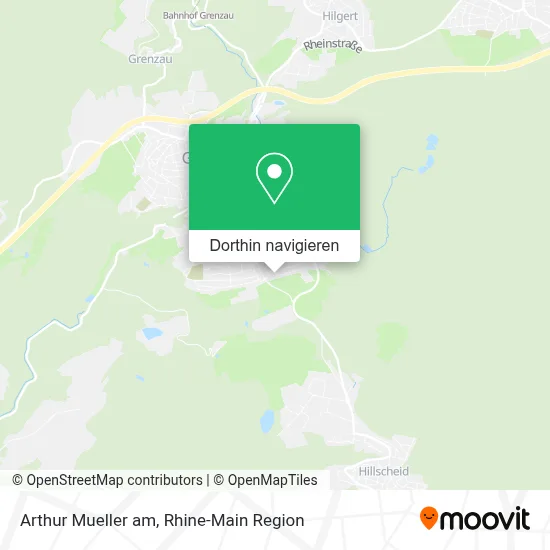 Arthur Mueller am Karte