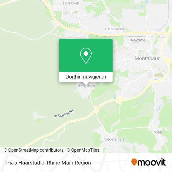 Pia's Haarstudio Karte