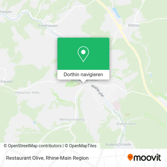 Restaurant Olive Karte