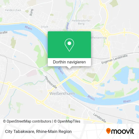 City Tabakware Karte