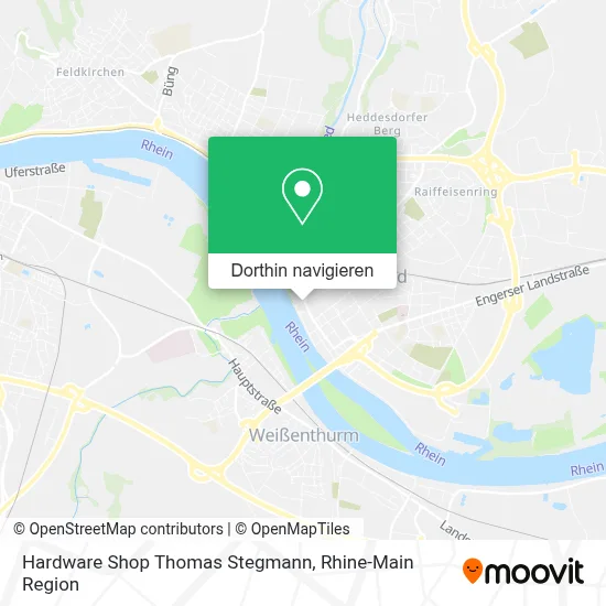 Hardware Shop Thomas Stegmann Karte