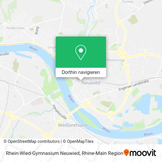 Rhein-Wied-Gymnasium Neuwied Karte