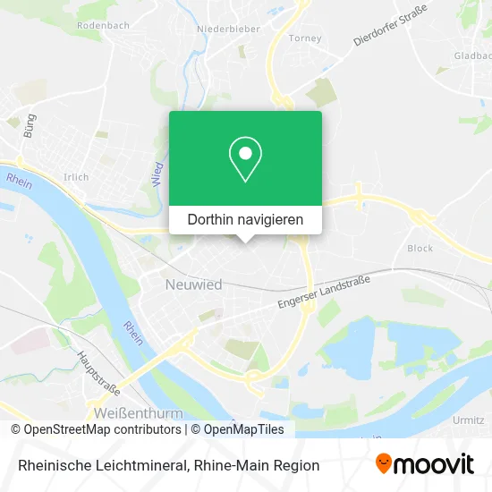 Rheinische Leichtmineral Karte