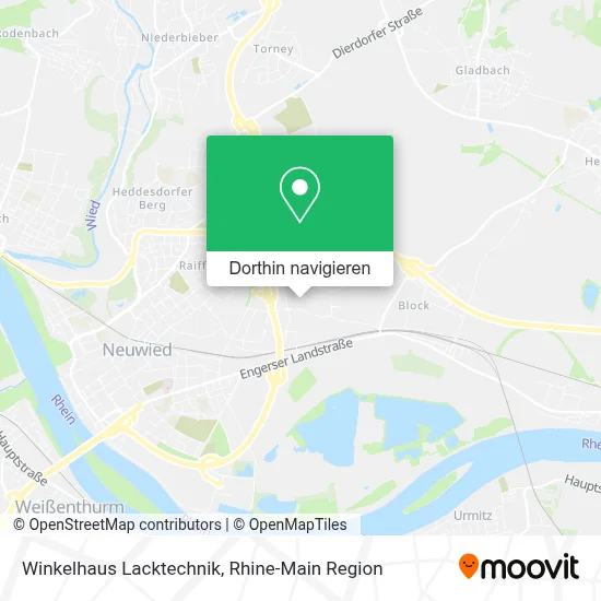 Winkelhaus Lacktechnik Karte