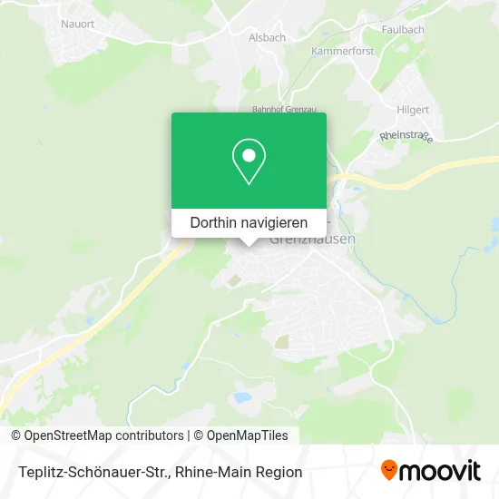 Teplitz-Schönauer-Str. Karte