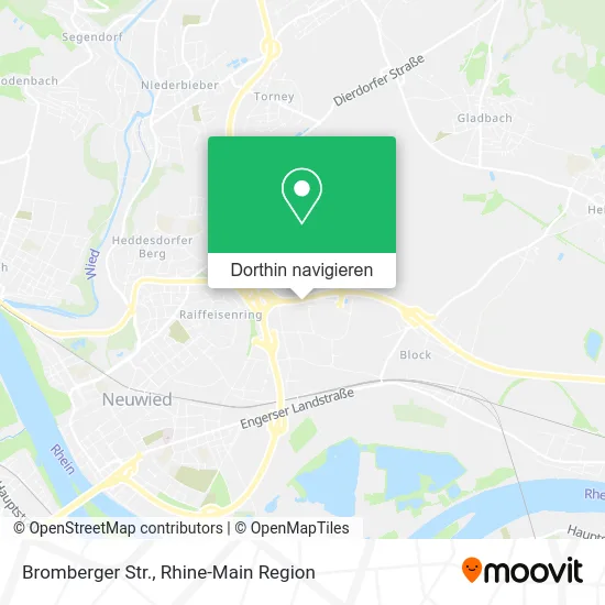 Bromberger Str. Karte