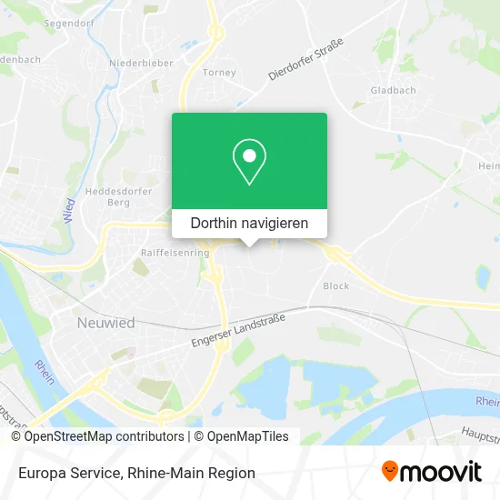 Europa Service Karte