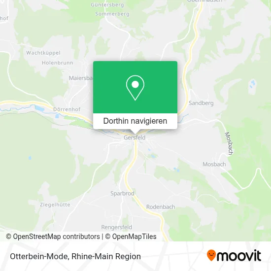 Otterbein-Mode Karte