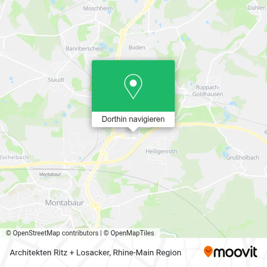 Architekten Ritz + Losacker Karte