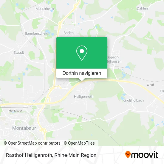 Rasthof Heiligenroth Karte
