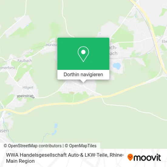 WWA Handelsgesellschaft Auto-& LKW-Teile Karte