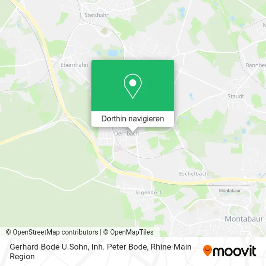 Gerhard Bode U.Sohn, Inh. Peter Bode Karte