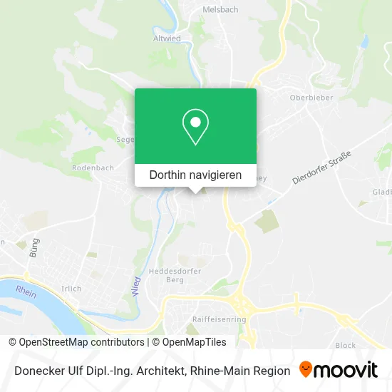 Donecker Ulf Dipl.-Ing. Architekt Karte