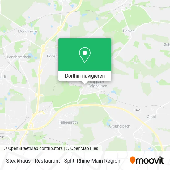 Steakhaus - Restaurant - Split Karte