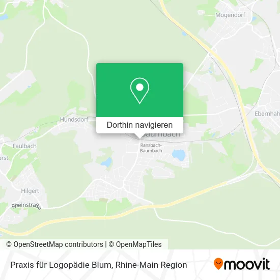 Praxis für Logopädie Blum Karte